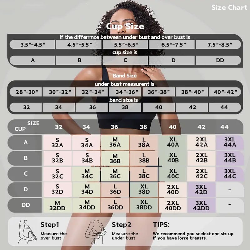 🏆#1 Bestselling🏆VRCOMFY Jelly Wireless Womens Everyday Bras