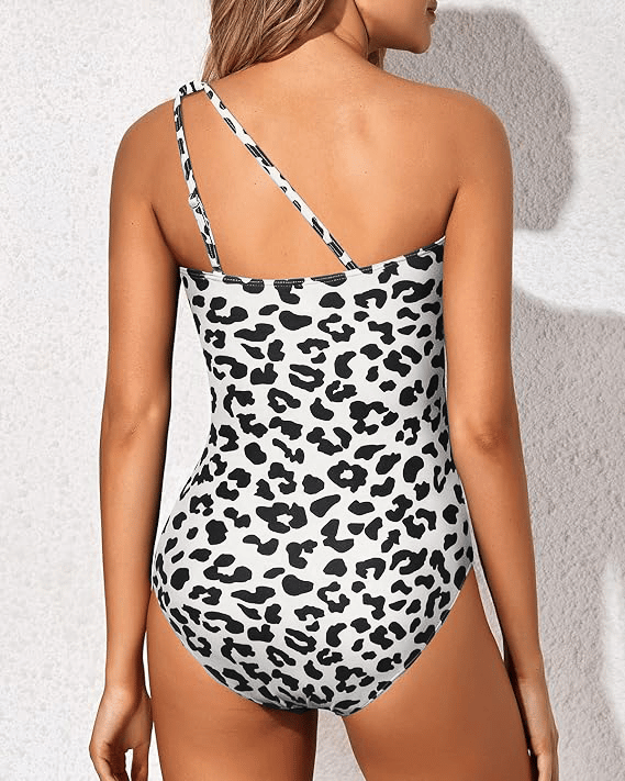 One Shoulder One Piece Swimsuit