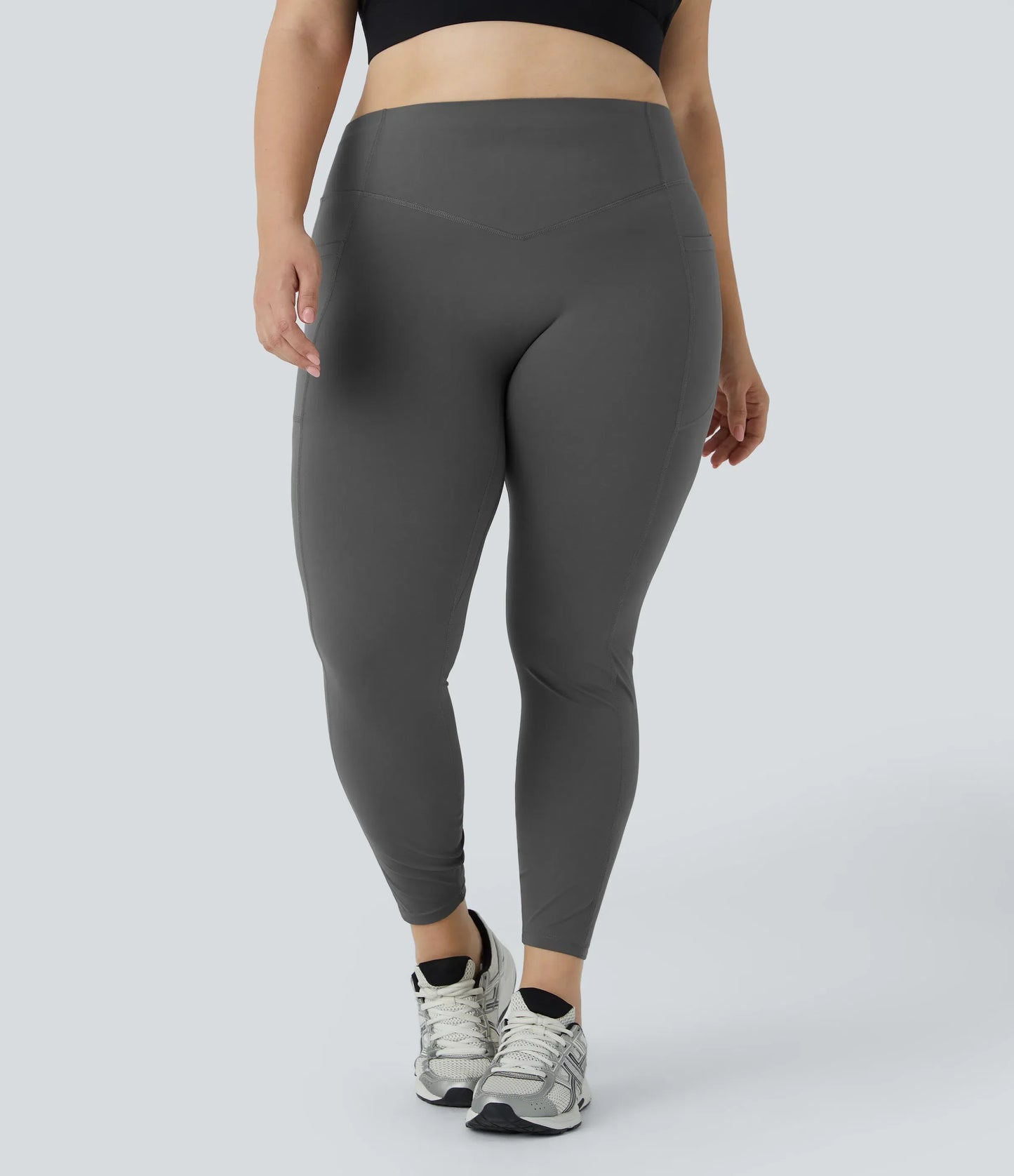 High Waisted Tummy Control Shaping Training Leggings Plus size