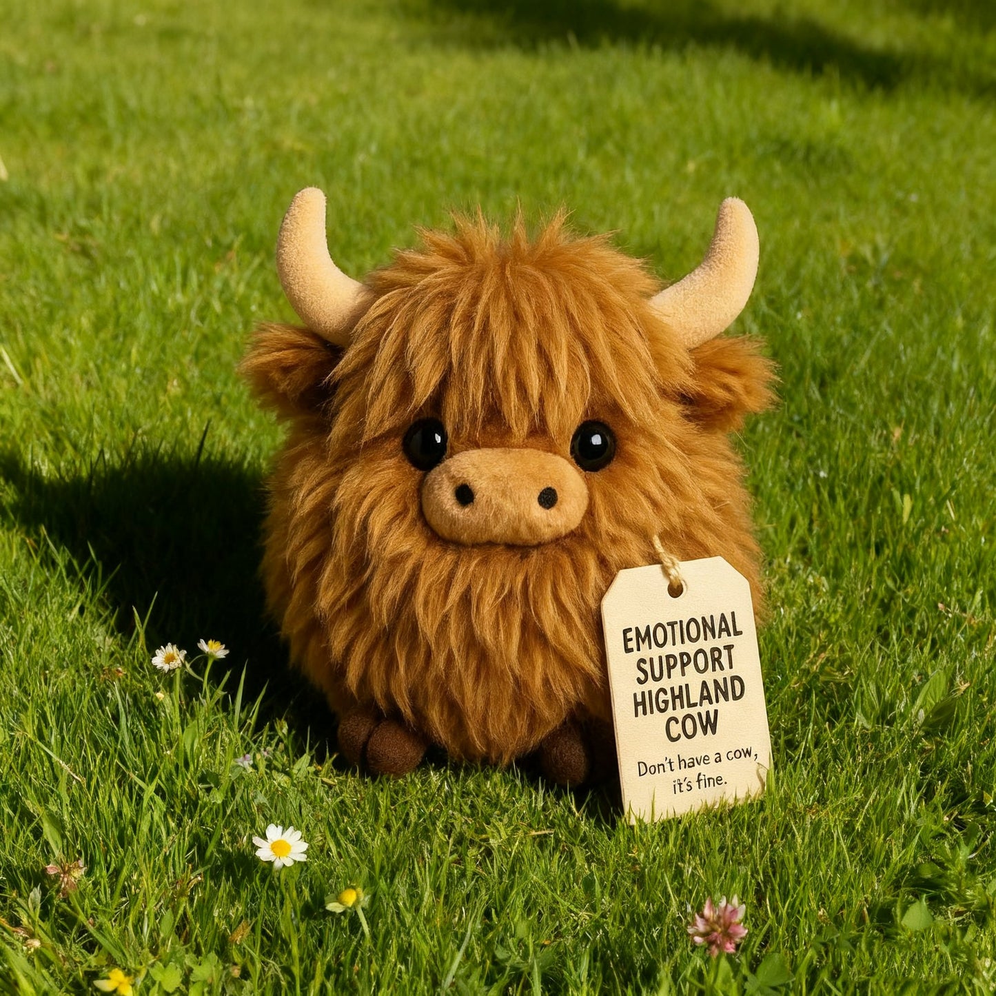 Emotional Support Highland Cow Plush