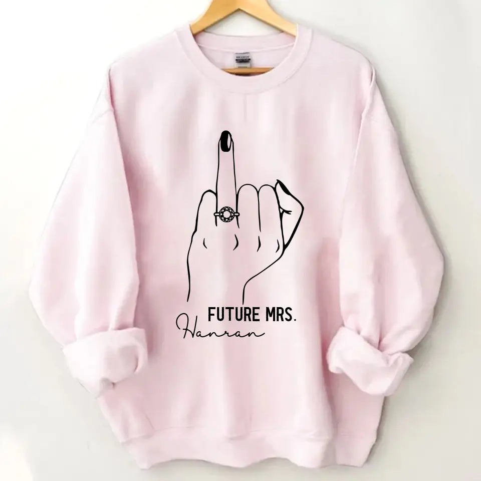 Future Mrs Ring Finger Tee - Bride To Be Shirt - Fiance Shirt - Bachelorette Party Tee For The Bride - Bridal Shower Shirt - Bride Gift