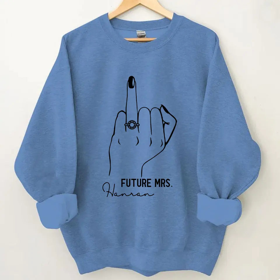 Future Mrs Ring Finger Tee - Bride To Be Shirt - Fiance Shirt - Bachelorette Party Tee For The Bride - Bridal Shower Shirt - Bride Gift