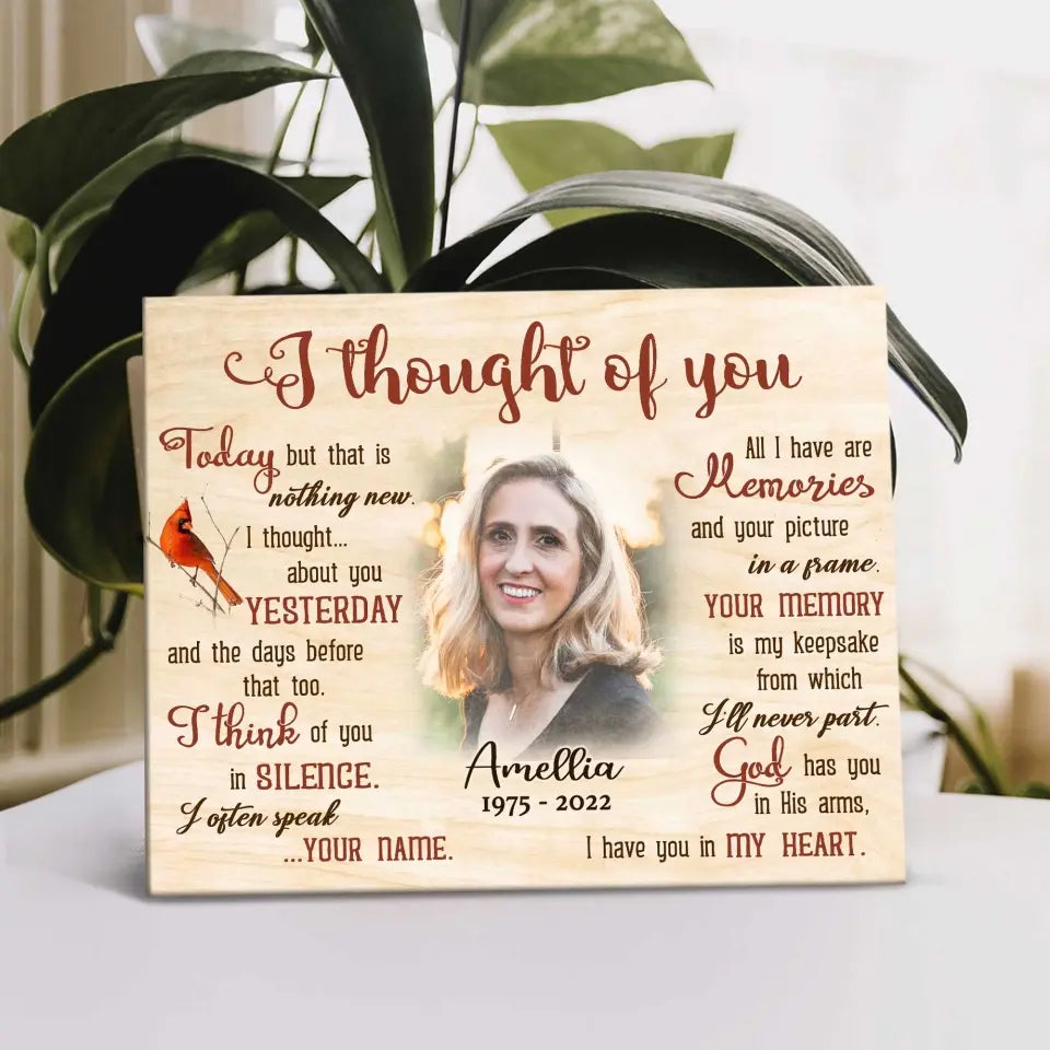 Personalized Gifts Of Passed Loved Ones, Picture Memorial Gifts, Memory Canvas For Loved Ones