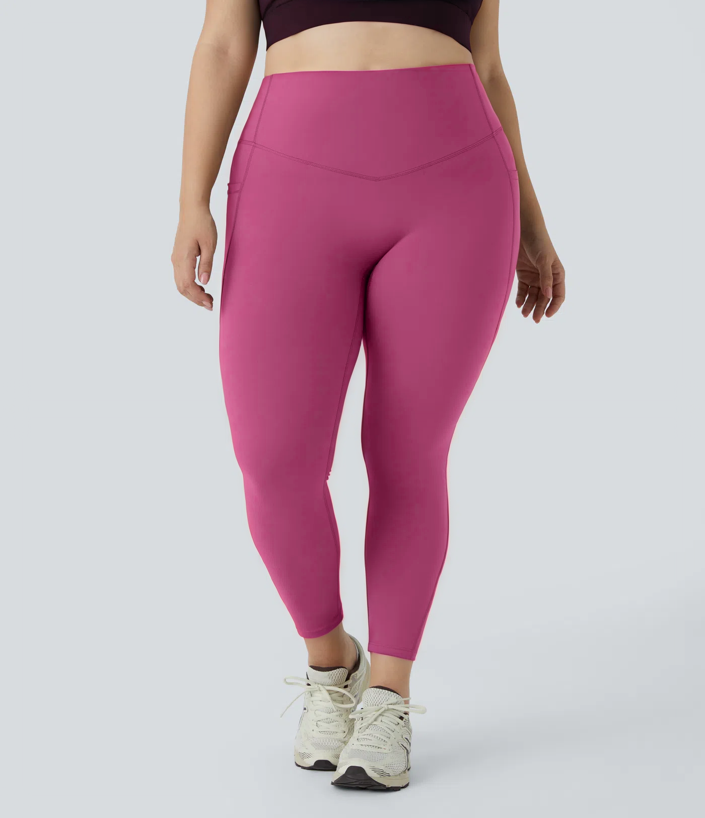 High Waisted Tummy Control Shaping Training Leggings Plus size
