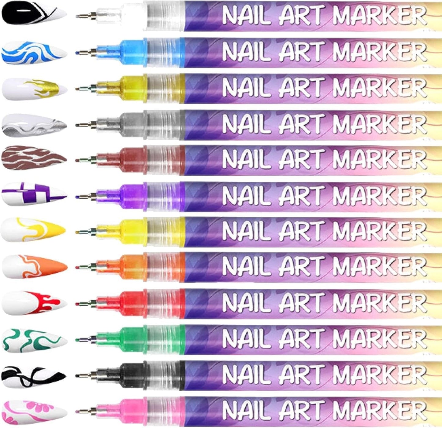 🔥Last Day 49% OFF 🎨12 Colors Nail Art Markers
