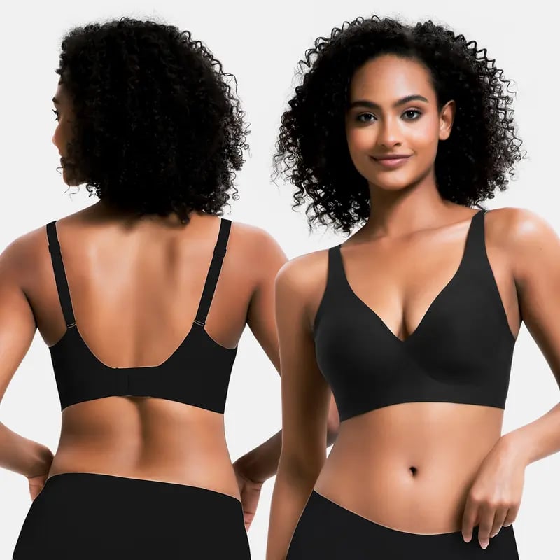 🏆#1 Bestselling🏆VRCOMFY Jelly Wireless Womens Everyday Bras