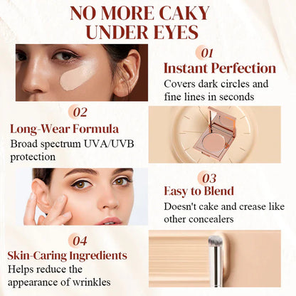 🔥Hot Selling -💜 Undereye Corrector Concealer-Free Brush