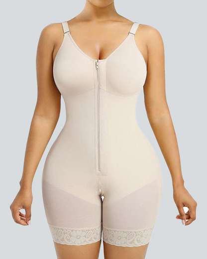 Tummy Control Butt Lifter Shaper with Zipper Crotch Fajas Colombianas