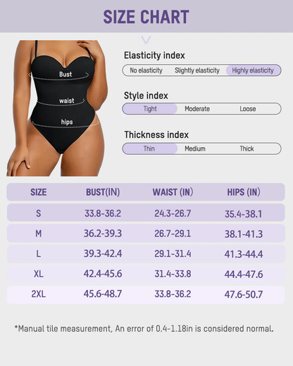 Bodysuit Back Lace-up Shapewear