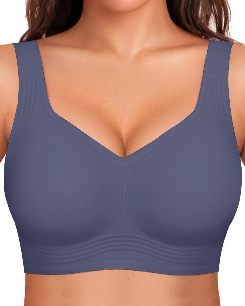 Comfortable Wireless Full Coverage Jelly Smoothing Bra