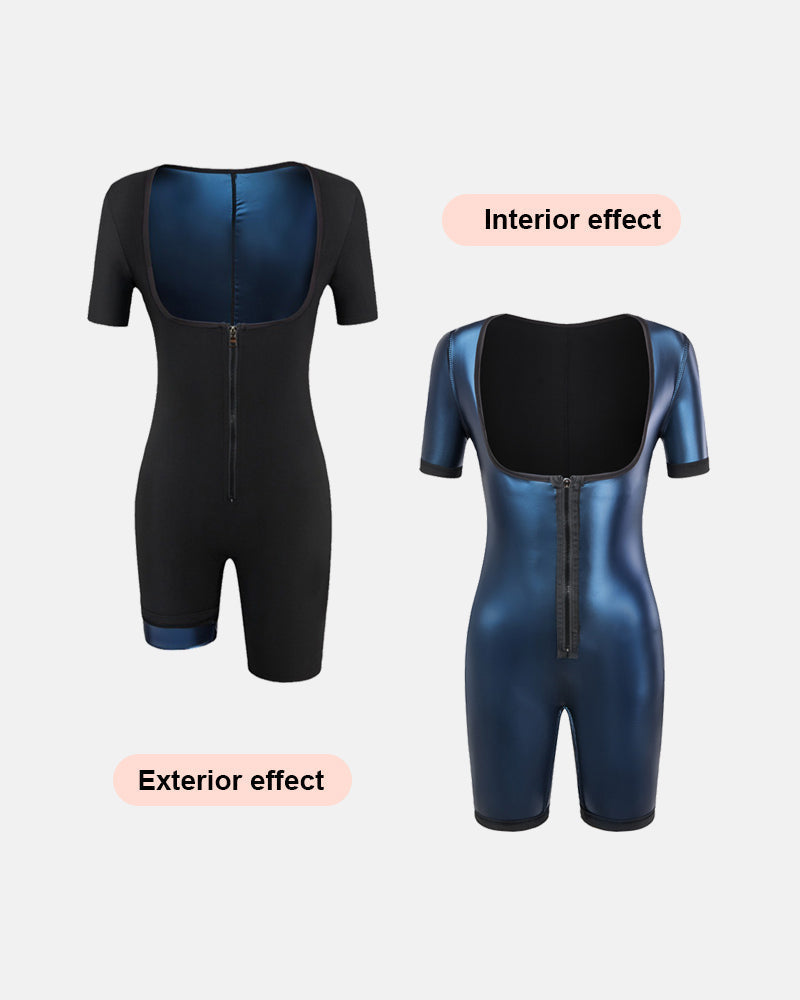 Women's Full Body Sauna Suit for Waist Training and Belly Fat Workouts
