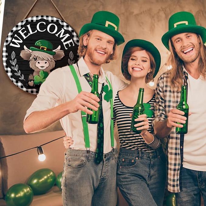 35pcs Interchangeable Welcome Sign Highland Cow Sign