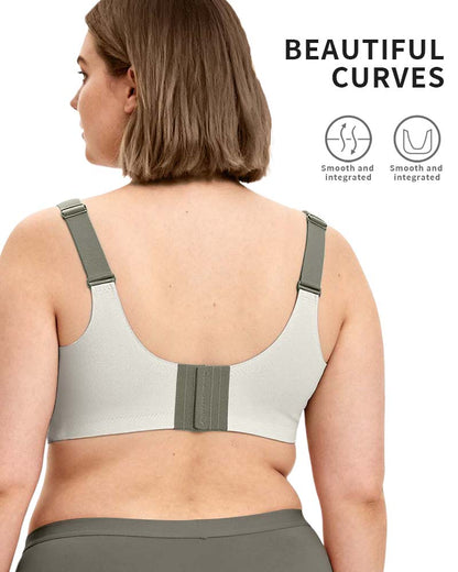 Anti-Sagging Support Shockproof Sports Fixed Cup Bra For Women