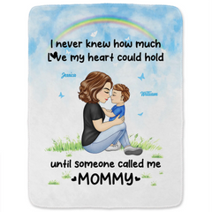 How Much Love - Gift For New Mom - Personalized Fleece Blanket, Sherpa Blanket