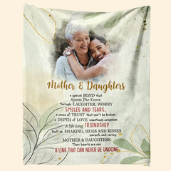 Mère et fille, une amitié de longue date - Couverture personnalisée - Cadeau de la fête des mères pour maman, mère, maman