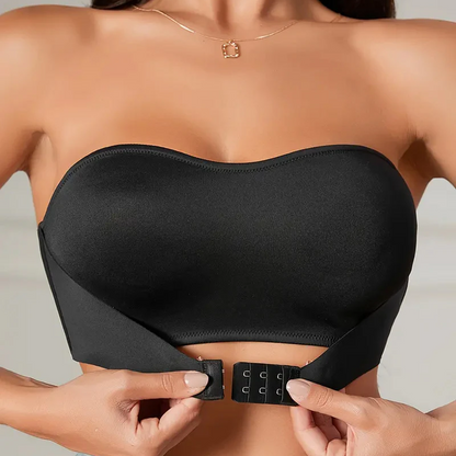 Front Closure Wireless Seamless Bandeau Bra