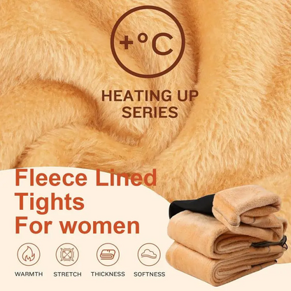 New model One-Seam Translucent Fleece Lined Tights