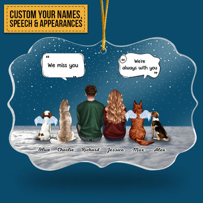 Personalized Ornament - Gift For Pet Loss Owners, Dog Mom, Dog Dad, Dog Lover