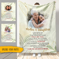 Mère et fille, une amitié de longue date - Couverture personnalisée - Cadeau de la fête des mères pour maman, mère, maman