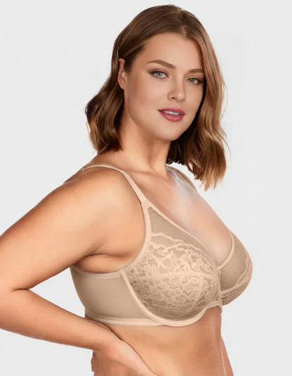 Full Coverage Lace Minimizer Bra