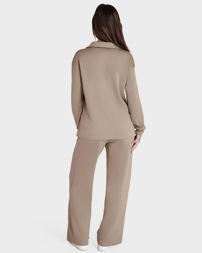 Women's Fall Transition 2-Piece Set - Breathable & Wrinkle Resistant Sweatsuits Sets