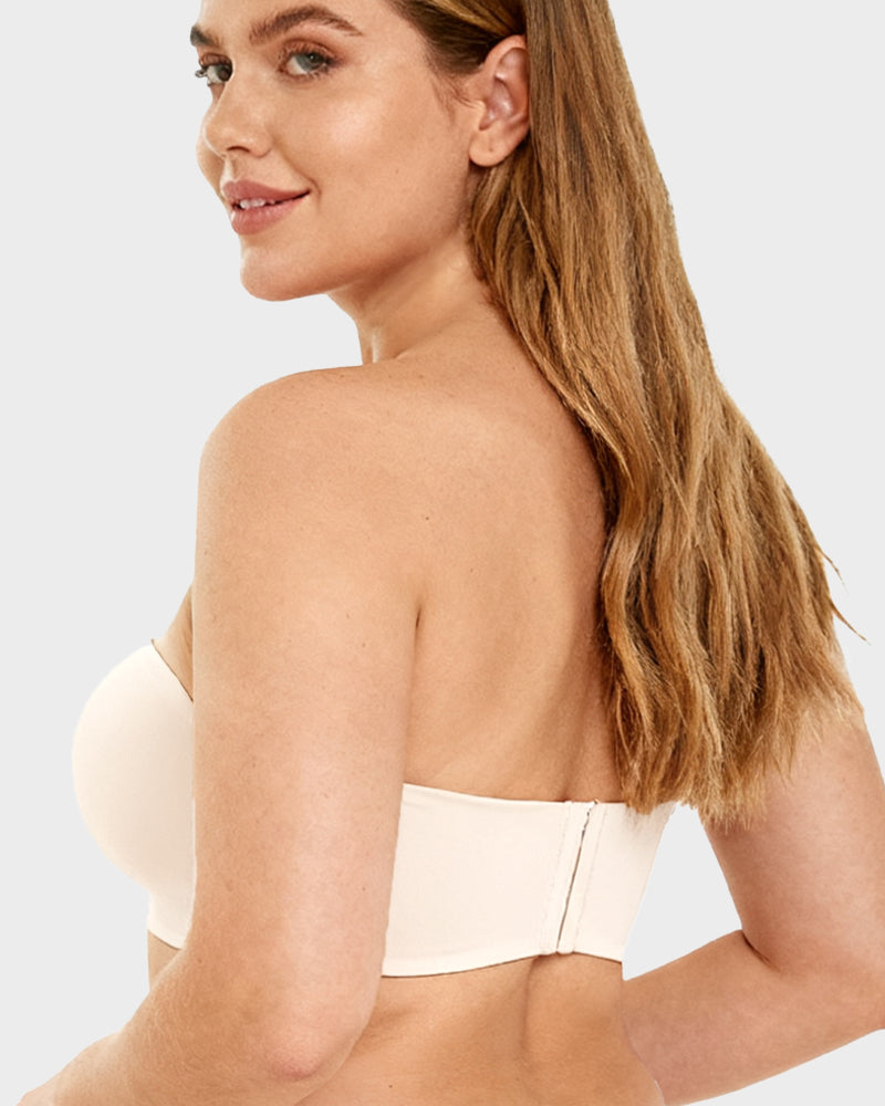 Full Support Non-Slip Convertible Bandeau Bra