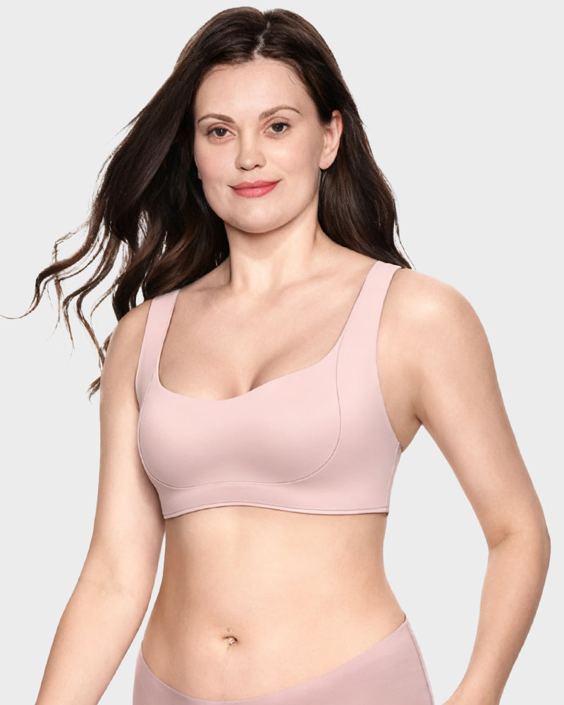 Full Support Wireless Push-Up Minimizer Bra