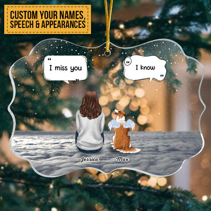 Personalized Ornament - Gift For Pet Loss Owners, Dog Mom, Dog Dad, Dog Lover