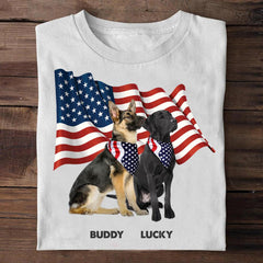 4th July Craft Dog Personalized Shirt, Personalized Gift for Dog Lovers, Dog Dad, Dog Mom
