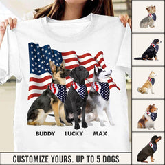 4th July Craft Dog Personalized Shirt, Personalized Gift for Dog Lovers, Dog Dad, Dog Mom