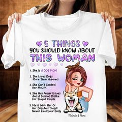 5 choses que vous devez savoir sur cette chemise personnalisée pour femme et chien, cadeau de fête des mères pour les amoureux des chiens, papa chien, maman chien