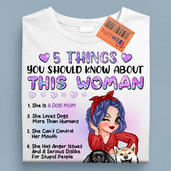 5 choses que vous devez savoir sur cette chemise personnalisée pour femme et chien, cadeau de fête des mères pour les amoureux des chiens, papa chien, maman chien