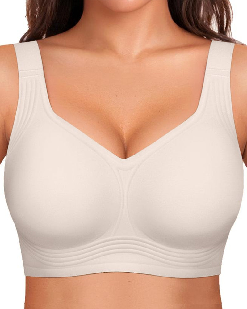 Comfortable Wireless Full Coverage Jelly Smoothing Bra