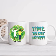 Il est temps d'obtenir Schwifty - Cadeaux personnalisés Tasse personnalisée pour les couples