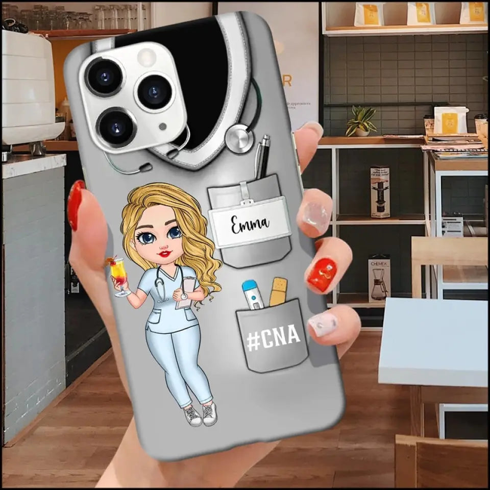 Nurse Life Pretty Doll Nurse Personalized Phone Case