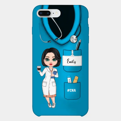 Nurse Life Pretty Doll Nurse Personalized Phone Case
