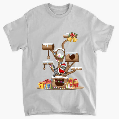 Christmas Cat Tower Personalized T-shirt