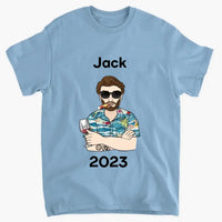 Personalized The Legend Has Retired, Not My Problem Any More, T-shirt For Grandpa