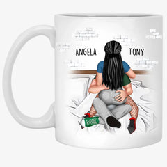 Vous me donnez une tasse à café personnalisée Boner - Cadeau pour lui / Cadeau pour elle - Tasse à café couple
