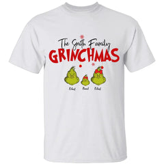 Cadeau pour la famille, chemise familiale Grinch personnalisée - Sweat à capuche - Sweat-shirt, Chemise de Noël familiale, Cadeau de Noël