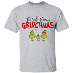 Cadeau pour la famille, chemise familiale Grinch personnalisée - Sweat à capuche - Sweat-shirt, Chemise de Noël familiale, Cadeau de Noël