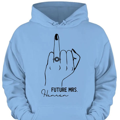 Future Mrs Ring Finger Tee - Bride To Be Shirt -  Fiance Shirt  - Bachelorette Party Tee For The Bride - Bridal Shower Shirt  - Bride Gift