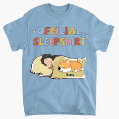 Sleeping Pet Sleepshirt Version 2 - T-shirt unisexe personnalisé personnalisé