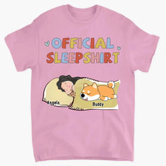 Sleeping Pet Sleepshirt Version 2 - T-shirt unisexe personnalisé personnalisé