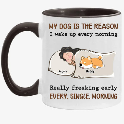 My Pet Is The Reason - Personalized Custom Coffee Mug