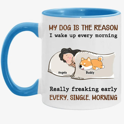 My Pet Is The Reason - Personalized Custom Coffee Mug