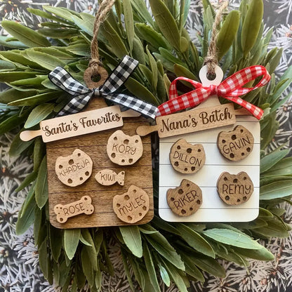 Cookie Board Ornament, Custom Cookie Ornament, Unique Christmas Ornament