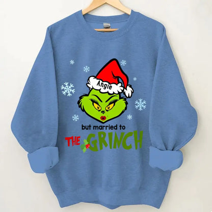 Personalized green character couple clothes, Christmas gifts for couples