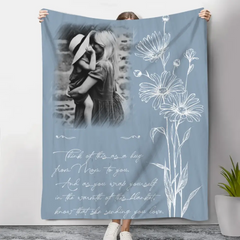 Couverture commémorative personnalisée pour mère, cadeaux de sympathie pour la perte de la mère, cadeau pour maman au paradis 