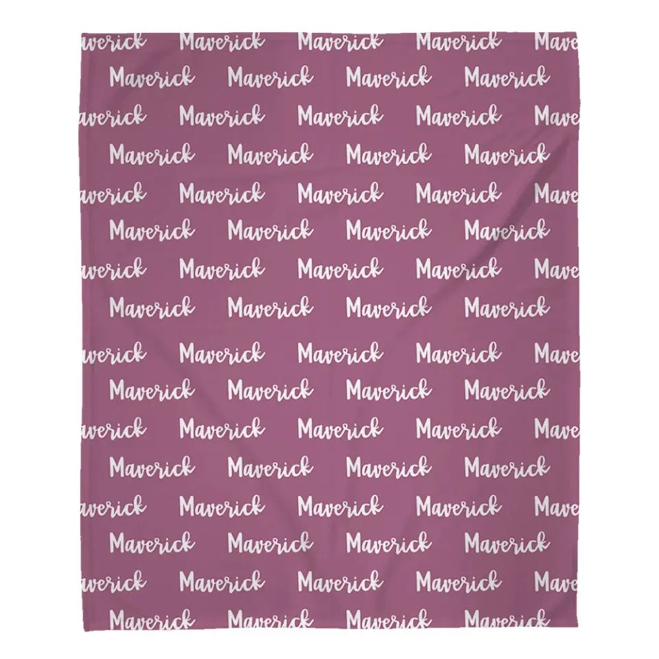 Personalized Name Custom Blanket for Baby, Kids, Youth, Adult